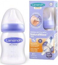 Bình sữa Lansinoh mOmma Bottle with NaturalWave Nipple