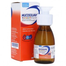 Siro trị ho đờm cho trẻ em Mucosolvan Kindersaft - 30 mg/5ml