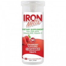 Iron Melts - Viên Bổ Sung Sắt Acid Folic Vitamin B12 Và Vitamin C