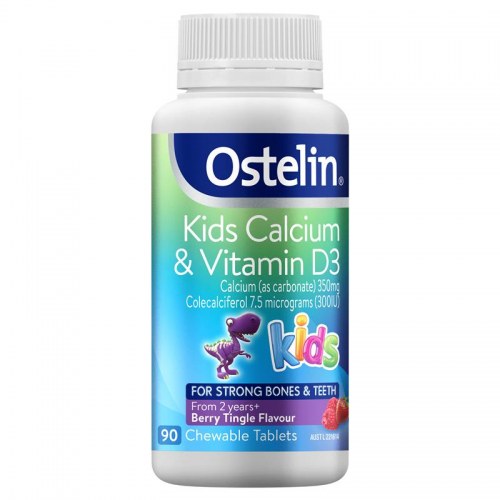 Canxi Ostelin Kids 90 Viên Bổ Sung Calcium Vitamin D Cho Bé