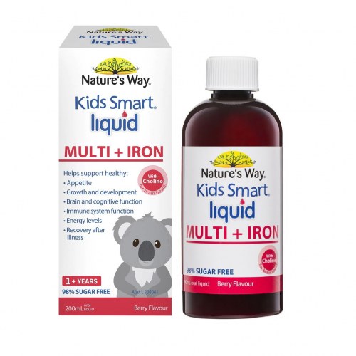 Bổ Sung Sắt Multi Iron Liquid NatureS Way Kids Smart