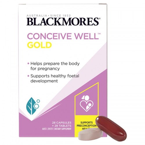 Blackmores Conceive Well Gold Vitamin Tăng Khả Năng Thụ Thai