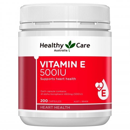 Bổ Sung Vitamin E Healthy Care 500IU 200 Viên